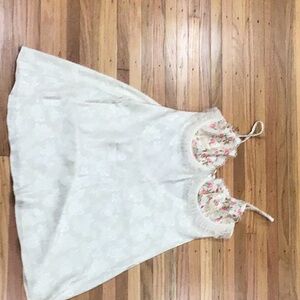 Victoria's Secret White Floral Lingerie